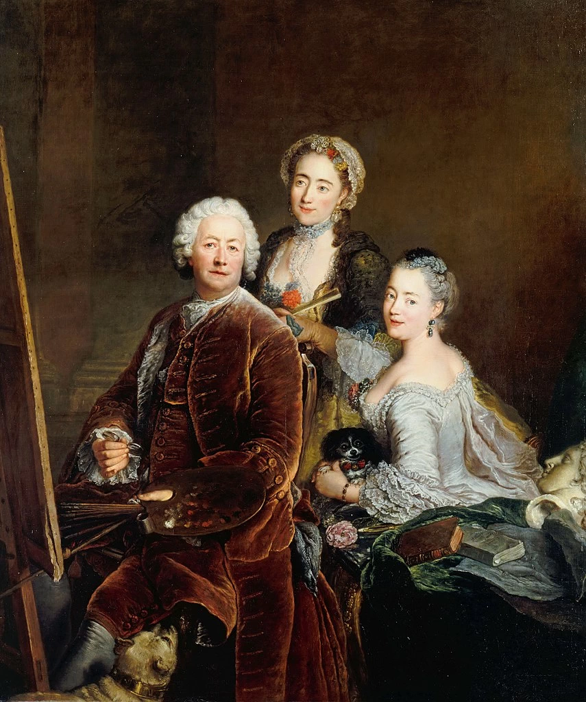 Autoritratto con le figlie - Gemäldegalerie der Staatlichen Museen zu Berlin
